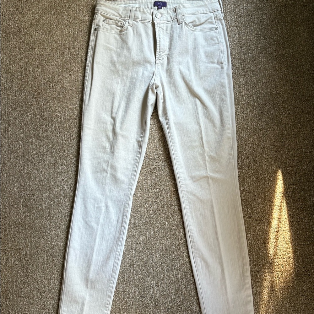 Beige Lift Tuck Technology Skinny Boyfriend Jeans Annabelle